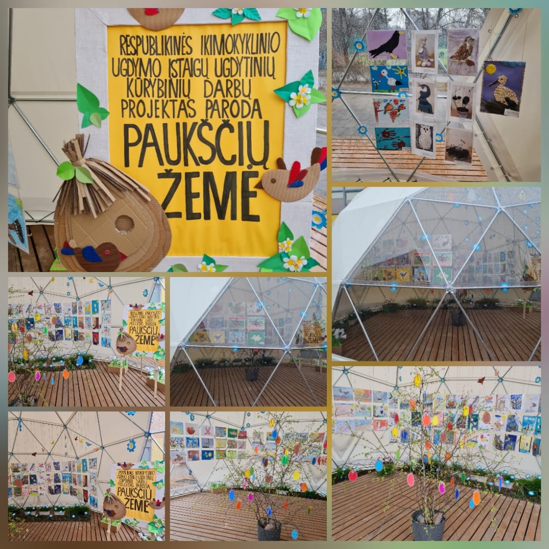 Atidarymas parodos- projekto “Paukščių žemė”