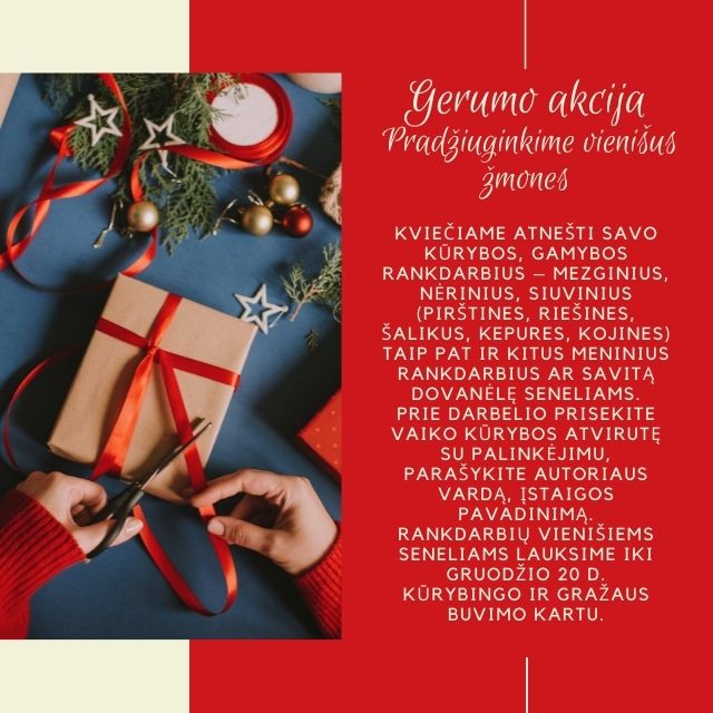 Kviečiame prisidėti prie kasmetinės akcijos