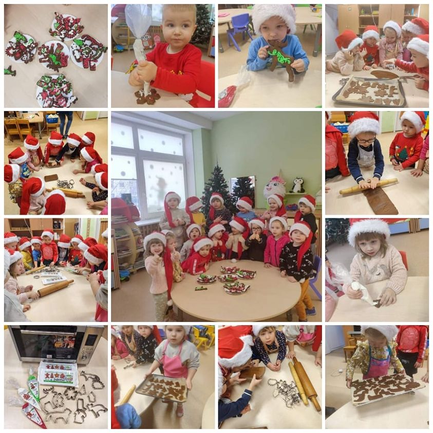 “Meškučių” grupės vaikai tapo Kalėdinių sausainių kepėjais
