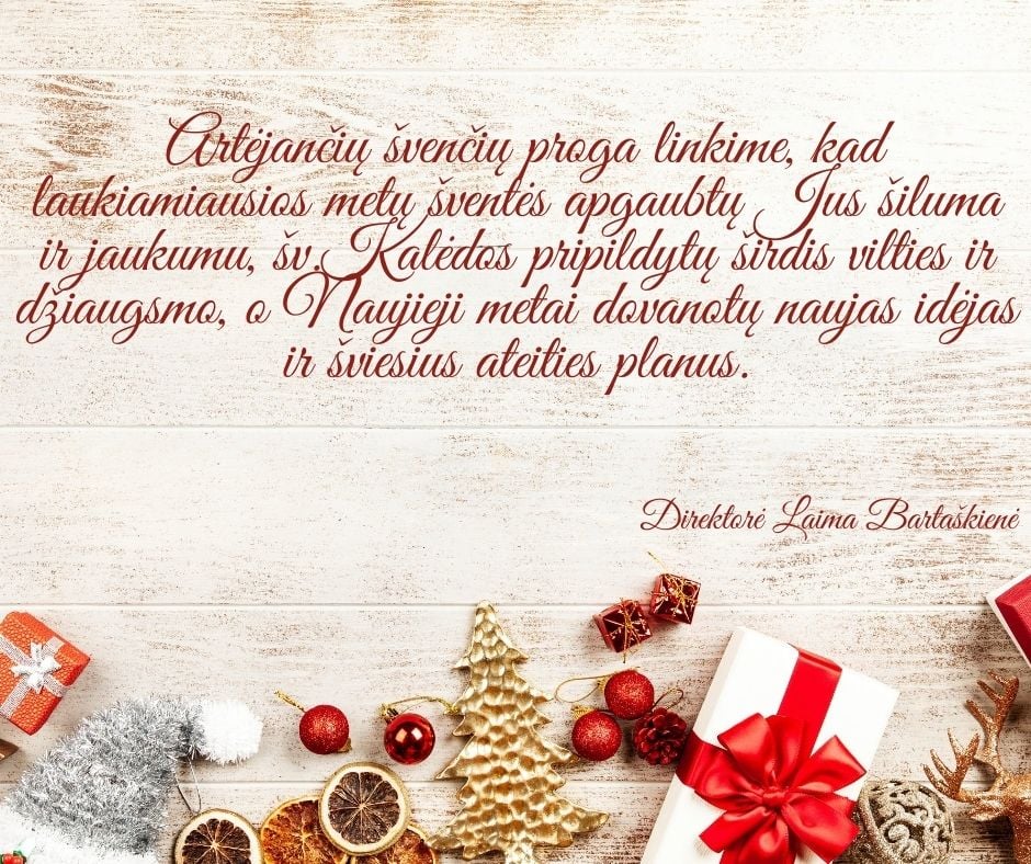 Su šventėmis!