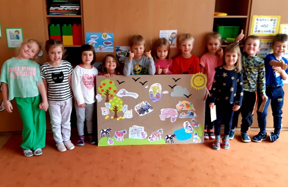 “Papūgėlės” grupė kūrė gyvūnų fermą