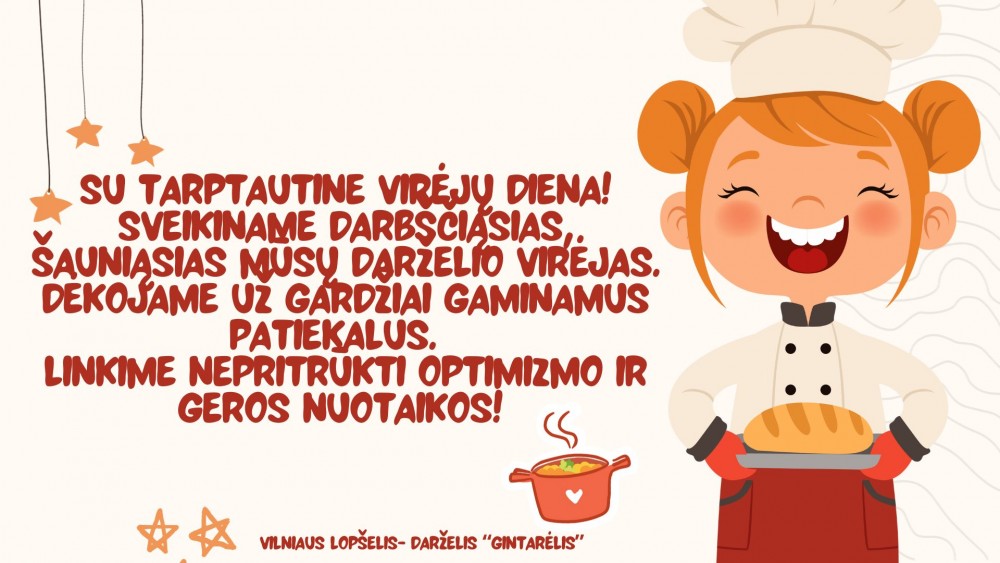 Su Tarptautine Virėjų diena!