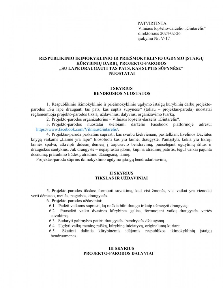 Kviečiame dalyvauti darbų projekte-parodoje „Su lape draugauti tas pats, kas suptis sūpynėse“