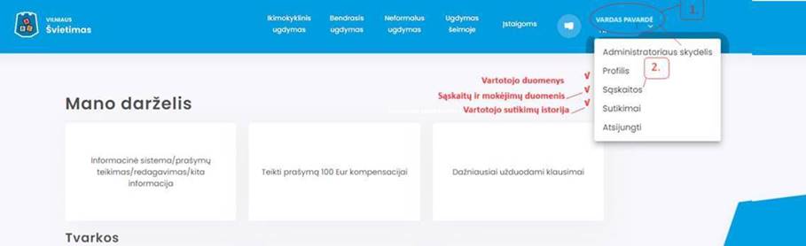 Informacija  dėl istemoje švietimas.vilnius.lt atliktų atnaujinimų