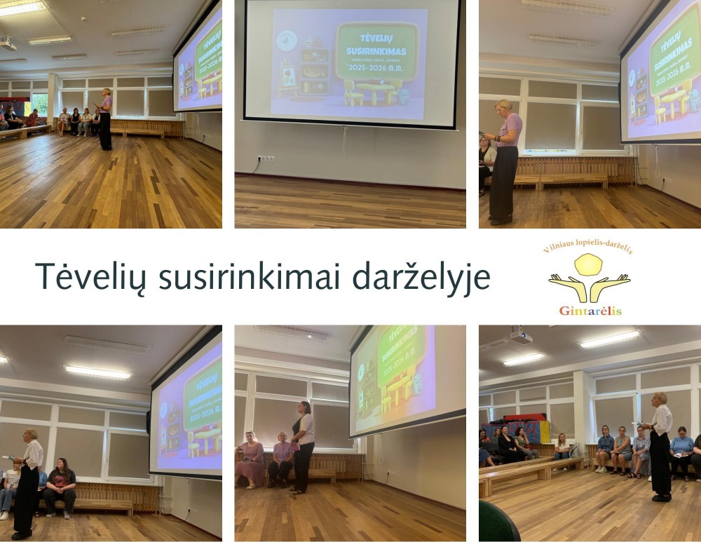 Tėvelių susirinkimai darželyje