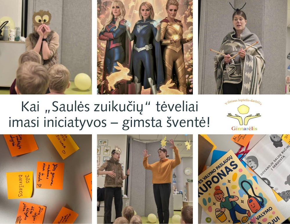 Kai mūsų „Saulės zuikučių“ grupės tėveliai susitelkia, visuomet nutinka kažkas ypatingo!