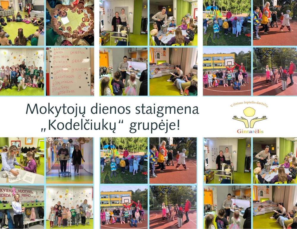 Mokytojų dienos proga „Kodėlčiukų“ grupėje įvyko ypatingas pokytis – tėveliai tapo tikrais mokytojais!