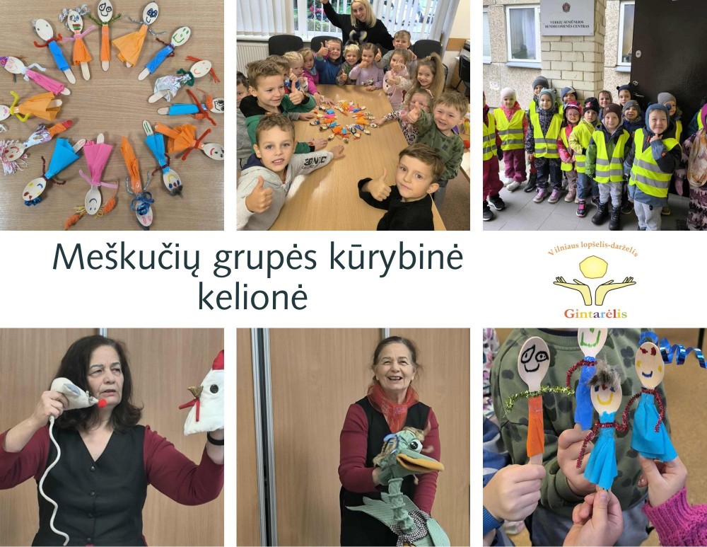 Meškučių grupės vaikai patyrė tikrą kūrybos džiaugsmą!