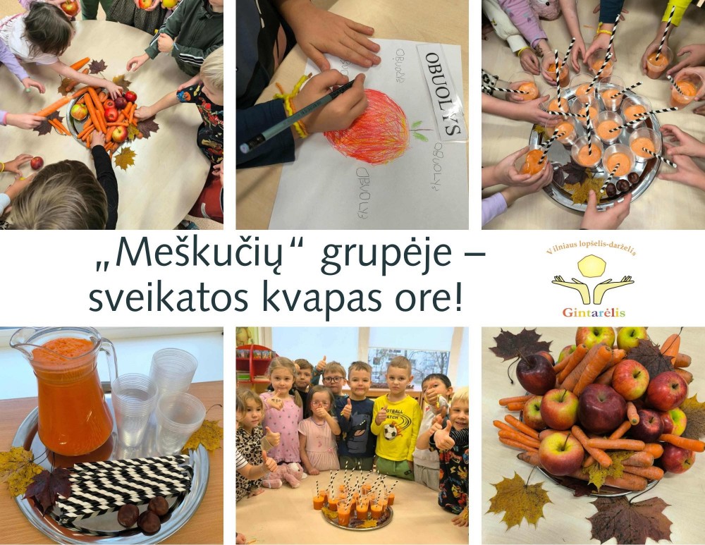„Meškučių“ grupėje kvepėjo sveikata! 