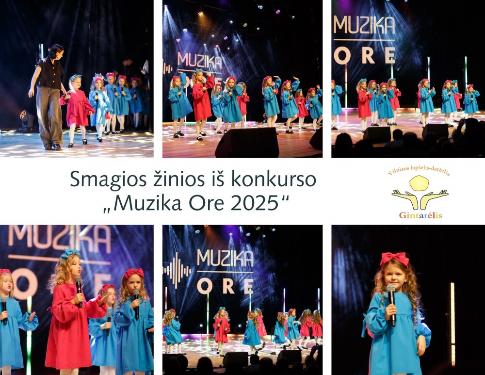 Smagios žinios iš konkurso  „Muzika Ore 2025“