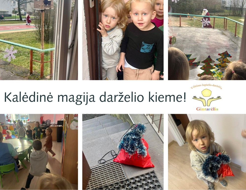 Darželio padalinio teritorijoje nutiko tikra Kalėdinė magija!