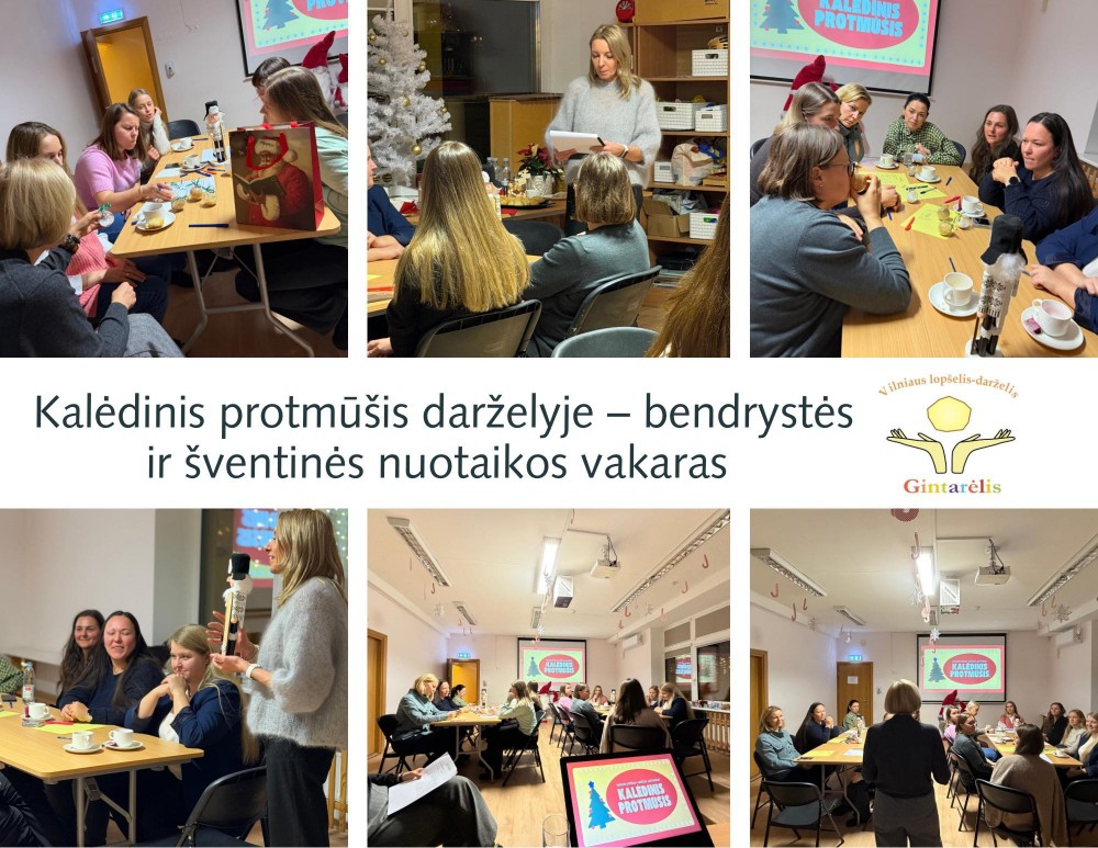 Kalėdinis protmūšis darželyje