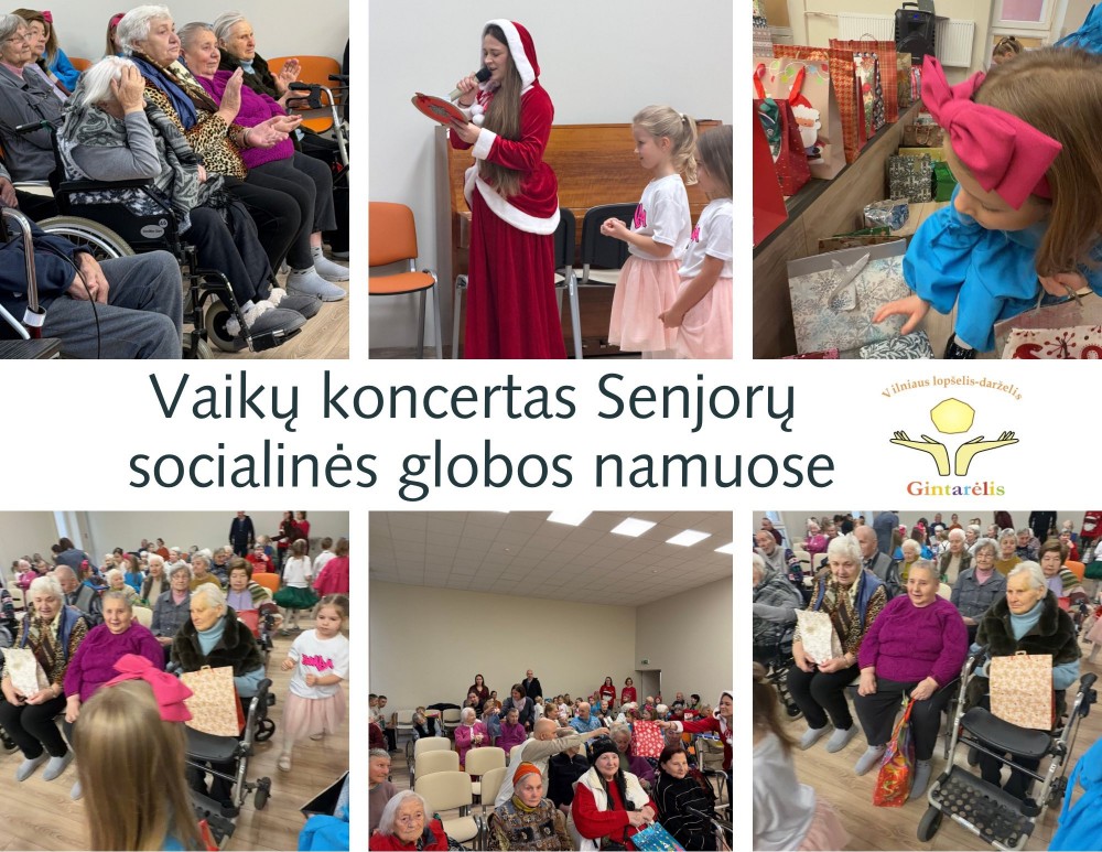 Vaikų koncertas Senjorų socialinės globos namuose