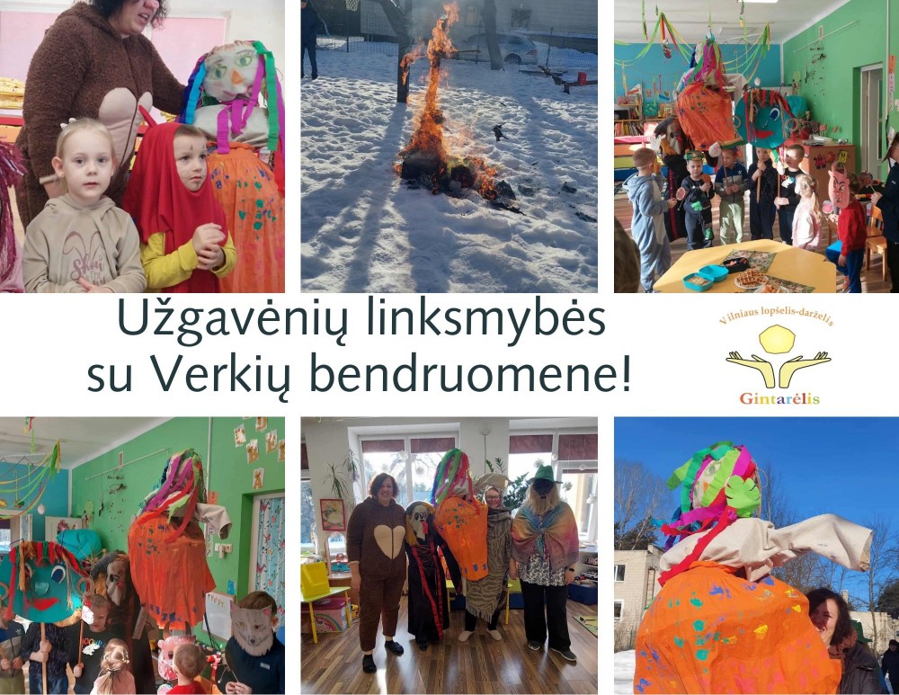 Užgavėnių linksmybės su Verkių bendruomene!