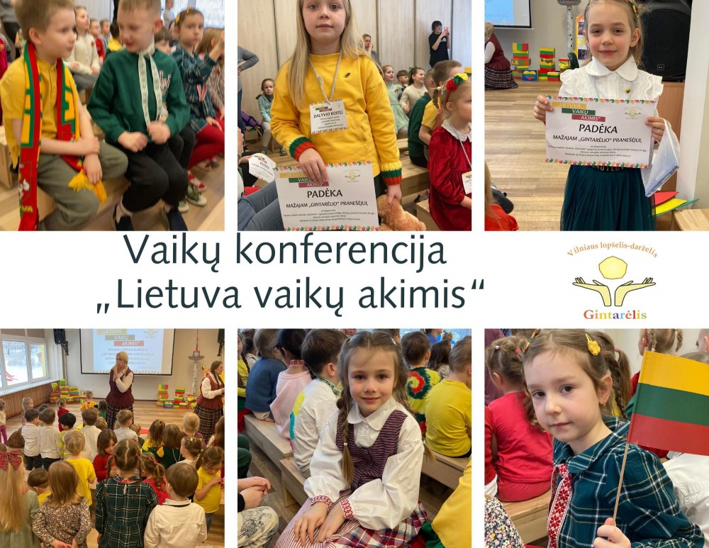 Vasario 16-osios proga ypatingas renginys – vaikų konferencija „Lietuva vaikų akimis“