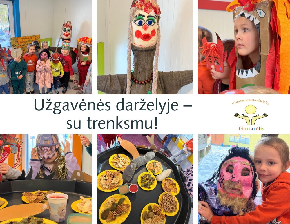 Užgavėnės darželyje- su trenksmu!