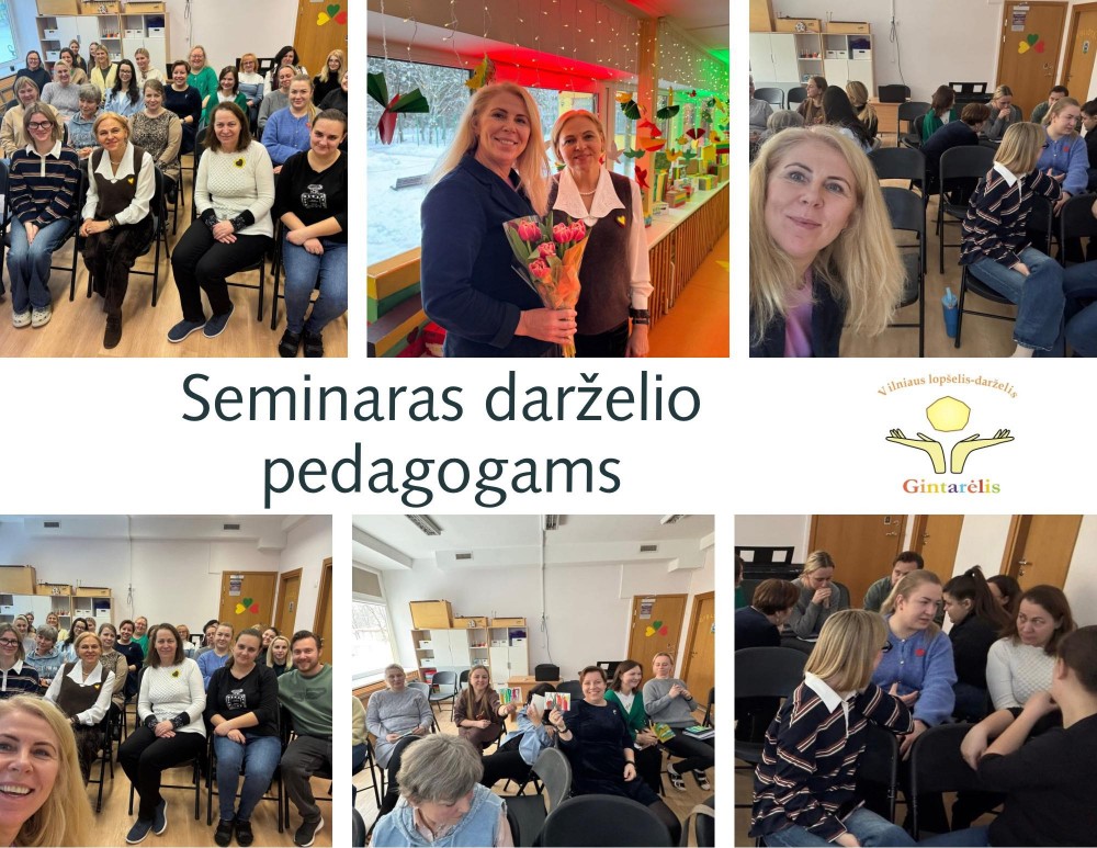 Seminaras darželio pedagogams