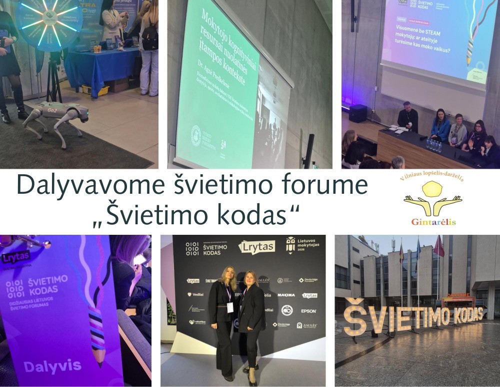 Dalyvavome švietimo forume ,,Švietimo kodas”