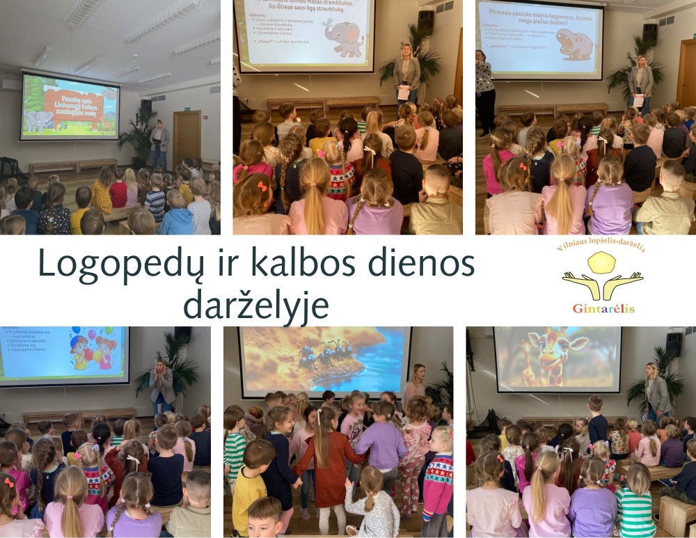 Logopedų ir kalbos diena darželyje