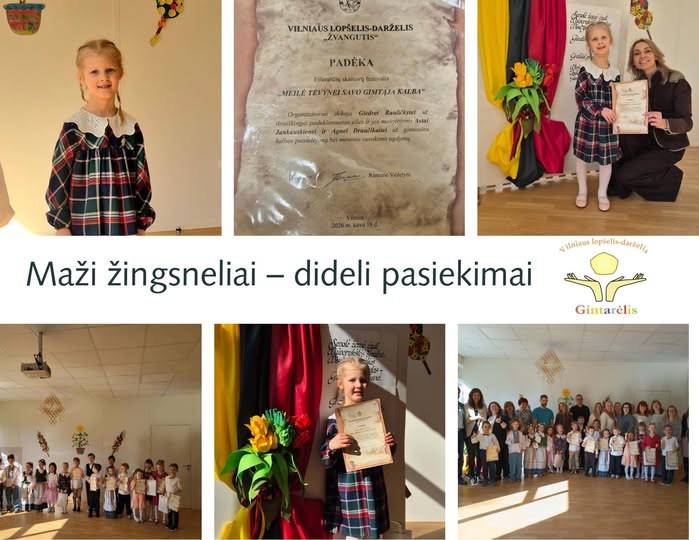 Maži žingsneliai veda į didelius pasiekimus