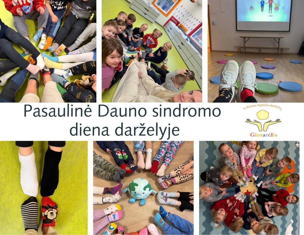Pasaulinė Dauno sindromo diena darželyje