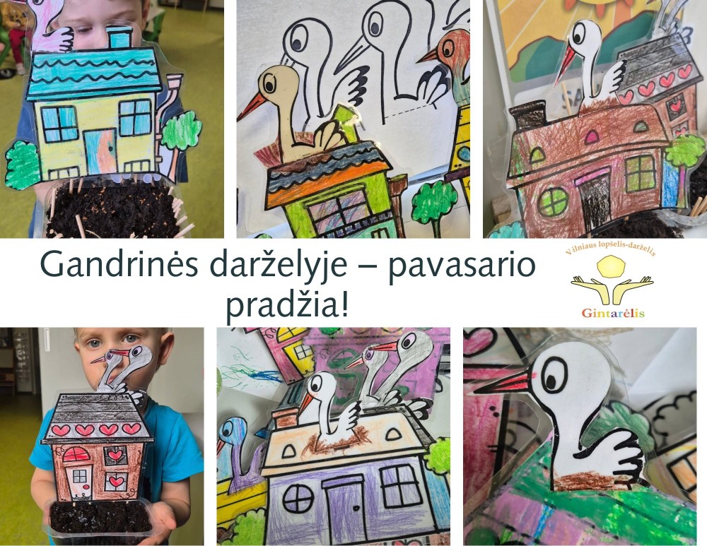 Kovo 25-ąją darželyje paminėjome Gandro dieną – Gandrines