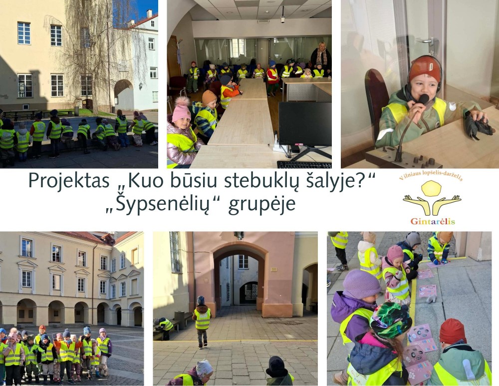 Projektas ,,Kuo būsiu stebuklų šalyje?” ,,Šypsenėlių” grupėje